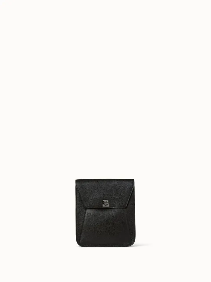 Little Anouk Messenger In Calf Leather Black Women Akris Mini Bags
