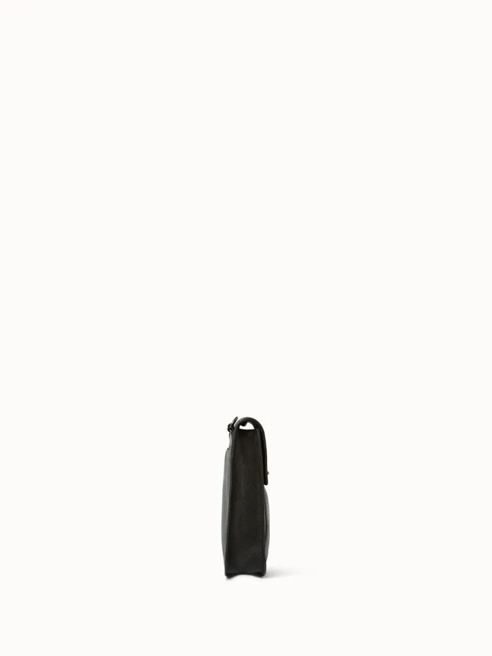 Little Anouk Messenger In Calf Leather Black Women Akris Mini Bags