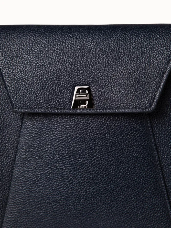 Little Anouk Messenger In Calf Leather Denim Women Akris Messenger Bags