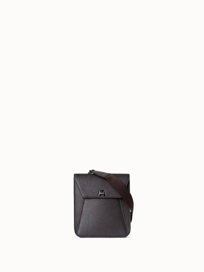 Little Anouk Messenger In Calf Leather Mocca Women Akris Mini Bags