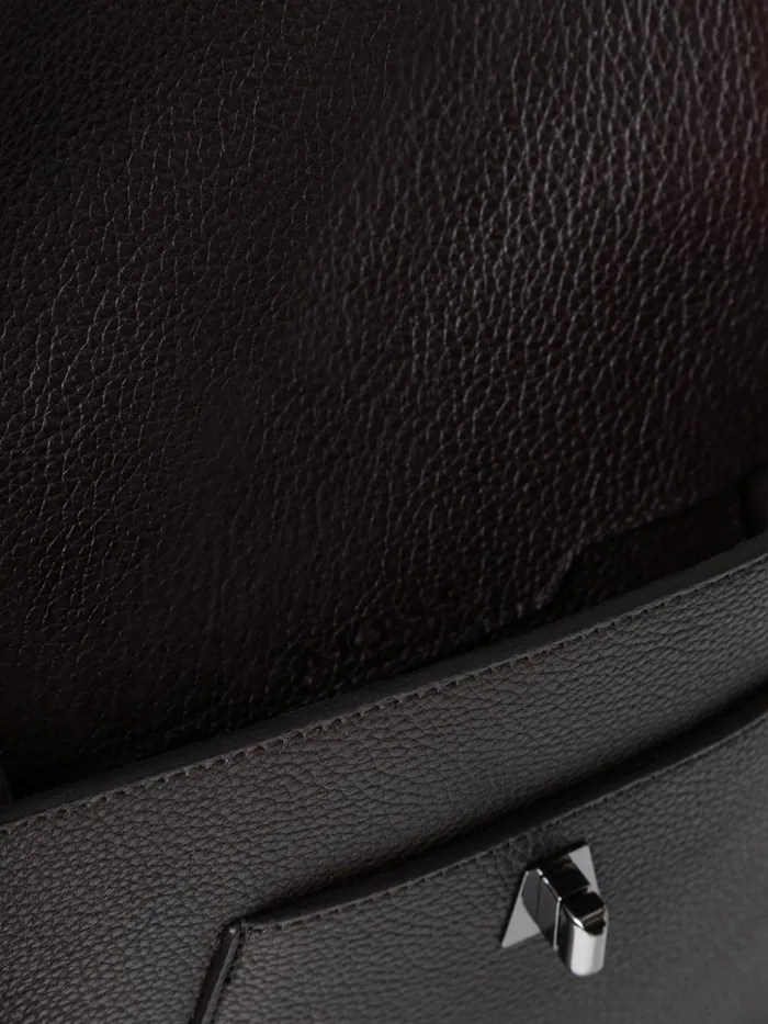 Little Anouk Messenger In Calf Leather Mocca Women Akris Mini Bags
