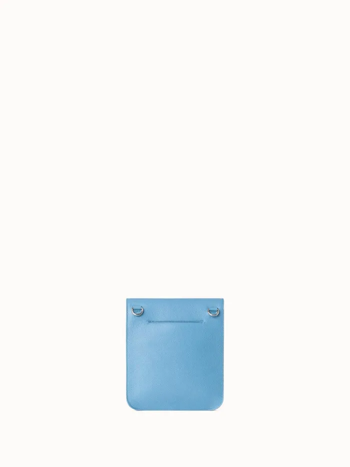 Little Anouk Messenger In Calf Leather Sky Women Akris Crossbody Bags