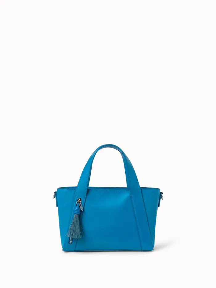 Little Handbag In Softcalf Peacock Women Akris Crossbody Bags