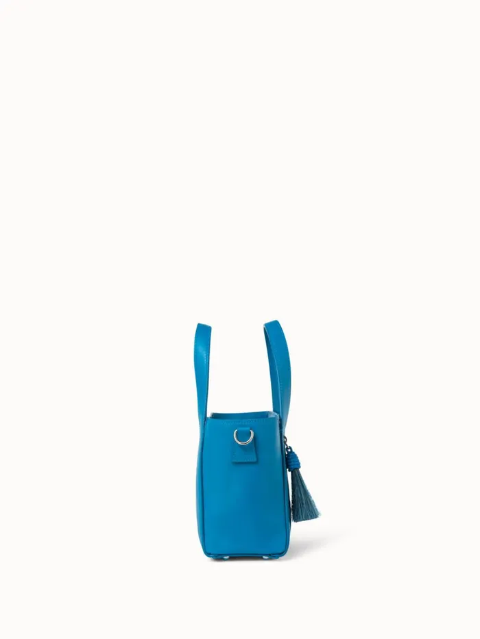 Little Handbag In Softcalf Peacock Women Akris Crossbody Bags
