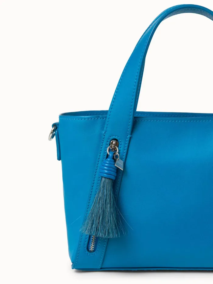 Little Handbag In Softcalf Peacock Women Akris Crossbody Bags