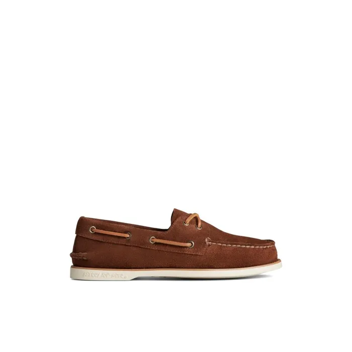 Loafers and Oxfords Men Sperry Classic Authentic Original Suede Boat Shoe Brown
