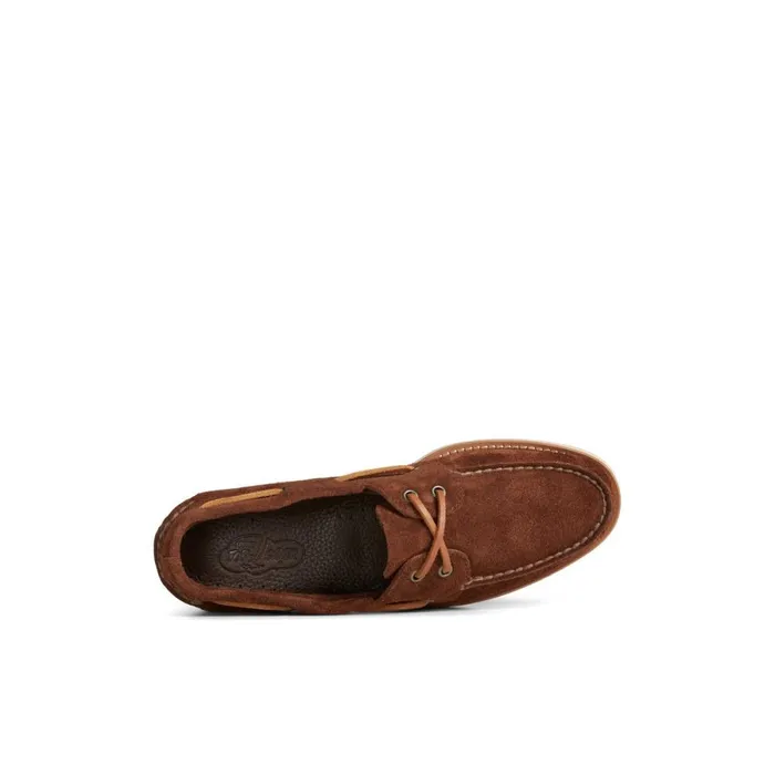 Loafers and Oxfords Men Sperry Classic Authentic Original Suede Boat Shoe Brown