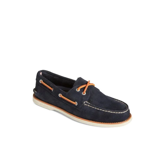 Loafers and Oxfords Men Sperry Classic Authentic Original Suede Boat Shoe Navy