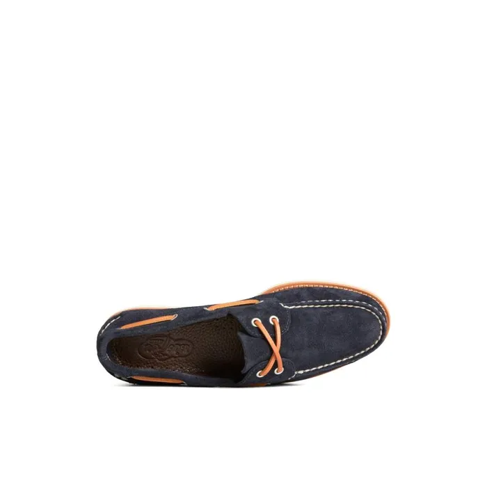 Loafers and Oxfords Men Sperry Classic Authentic Original Suede Boat Shoe Navy