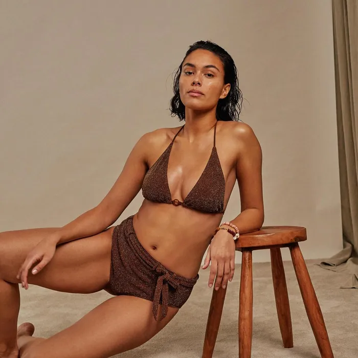 Love Stories Bikini Tops Jolly Bikini Top Dark Brown 8211 Women