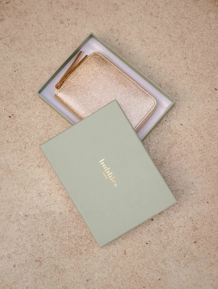 Mabillon Iridescent Champagne Women Bobbies Small Leather Goods Mabillon Iridescent Champagne Women Bobbies Small Leather Goods