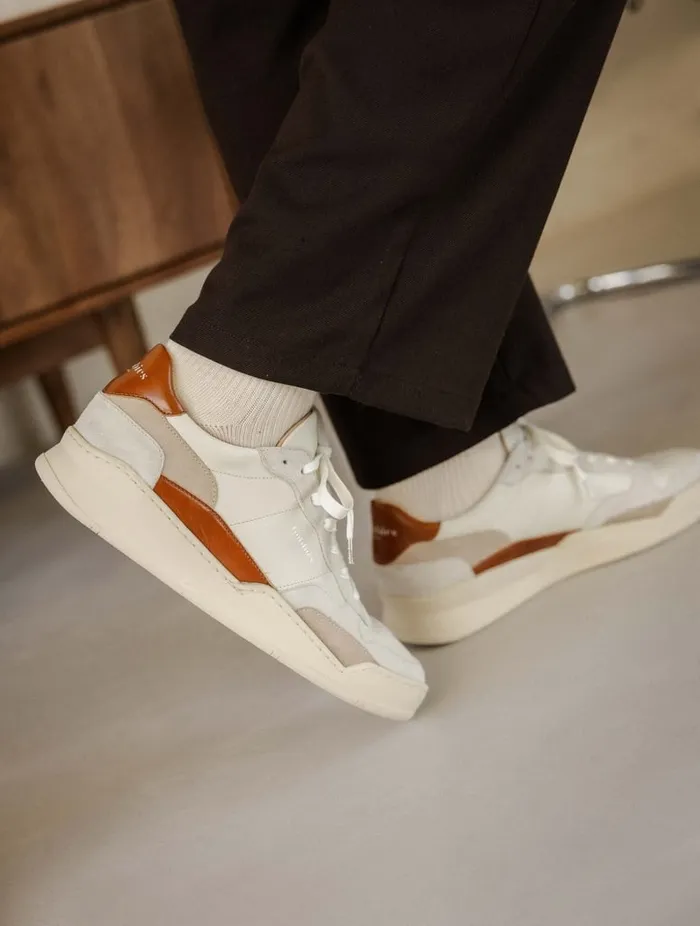 Malibu Off White 8211 Cinnamon 8211 Papyrus Men Bobbies Sneakers
