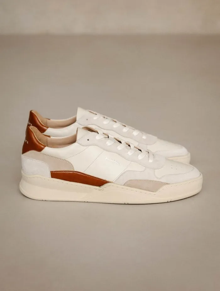 Malibu Off White 8211 Cinnamon 8211 Papyrus Men Bobbies Sneakers