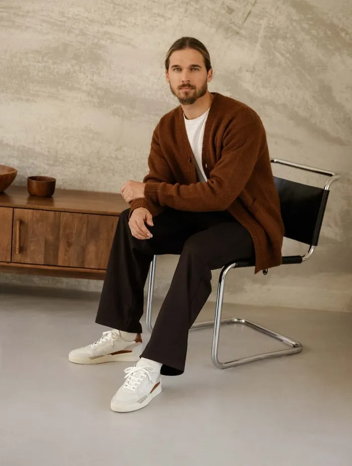 Malibu Off White 8211 Cinnamon 8211 Papyrus Men Bobbies Sneakers