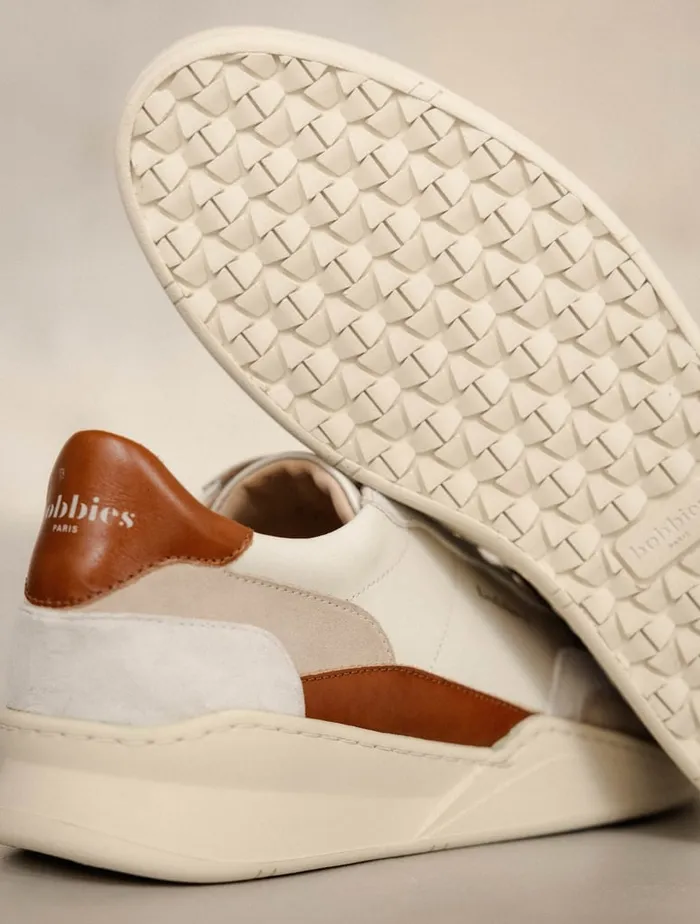 Malibu Off White 8211 Cinnamon 8211 Papyrus Men Bobbies Sneakers