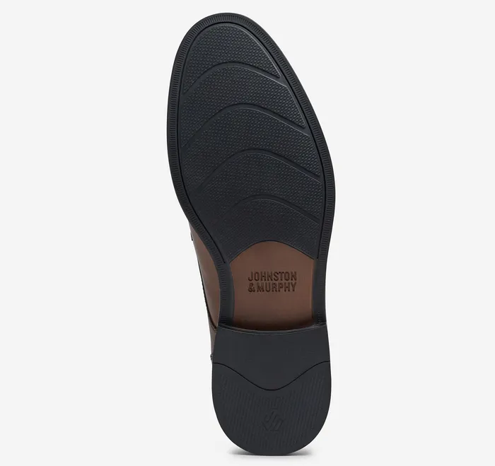 Mason Plain Toe Tan Full Grain Men LaceUps Johnston and Murphy