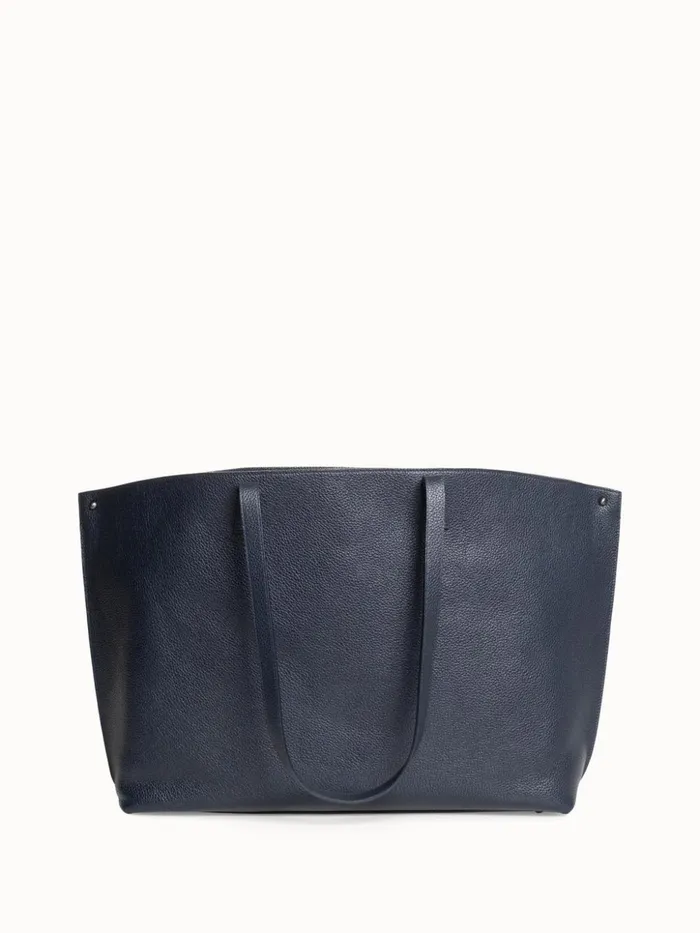 Medium Ai Shoulder Bag In Horsehair And Leather Denim Women Akris Shoulder Bags