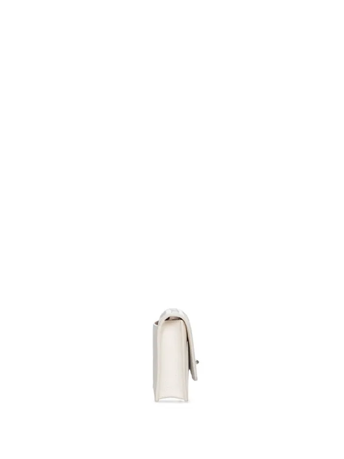 Medium Anouk Crossbody Clutch Bag With Handwoven Details Cream Women Akris Mini Bags