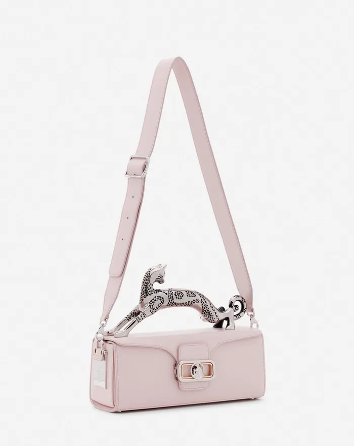 Medium Leather Pencil Cat Bag Ros Women Lanvin Tote Bags and Top Handle Bags