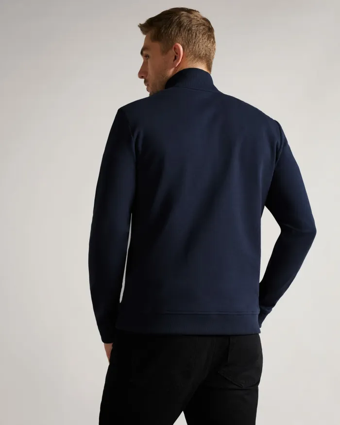 Men ANTRAM 8211 Long Sleeve Half Zip Funnel Neck Navy Ted Baker Tops Men ANTRAM 8211 Long Sleeve Half Zip Funnel Neck Navy Ted Baker Tops