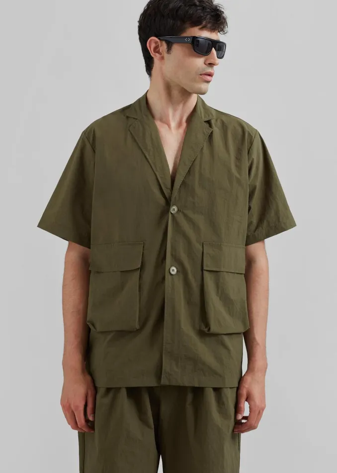 Men Axel Shirt 8211 Khaki The Frankie Shop Tops