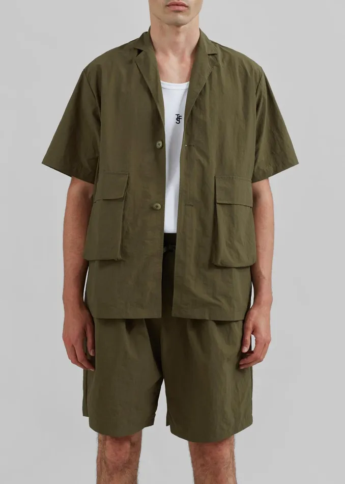 Men Axel Shirt 8211 Khaki The Frankie Shop Tops