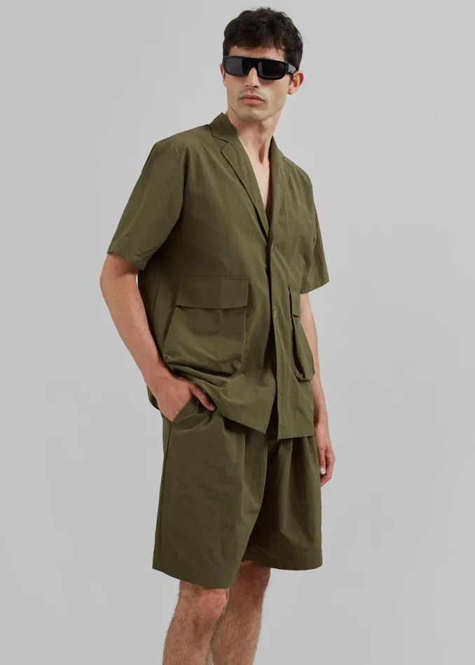 Men Axel Shirt 8211 Khaki The Frankie Shop Tops