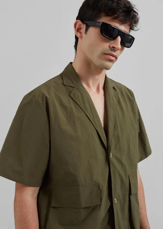 Men Axel Shirt 8211 Khaki The Frankie Shop Tops