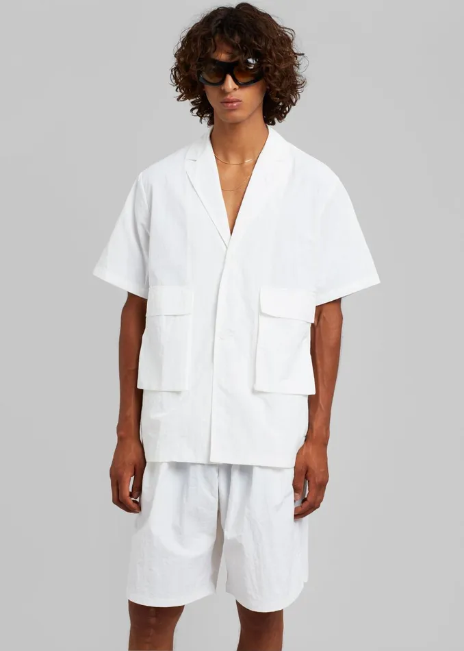 Men Axel Shirt 8211 White The Frankie Shop Tops