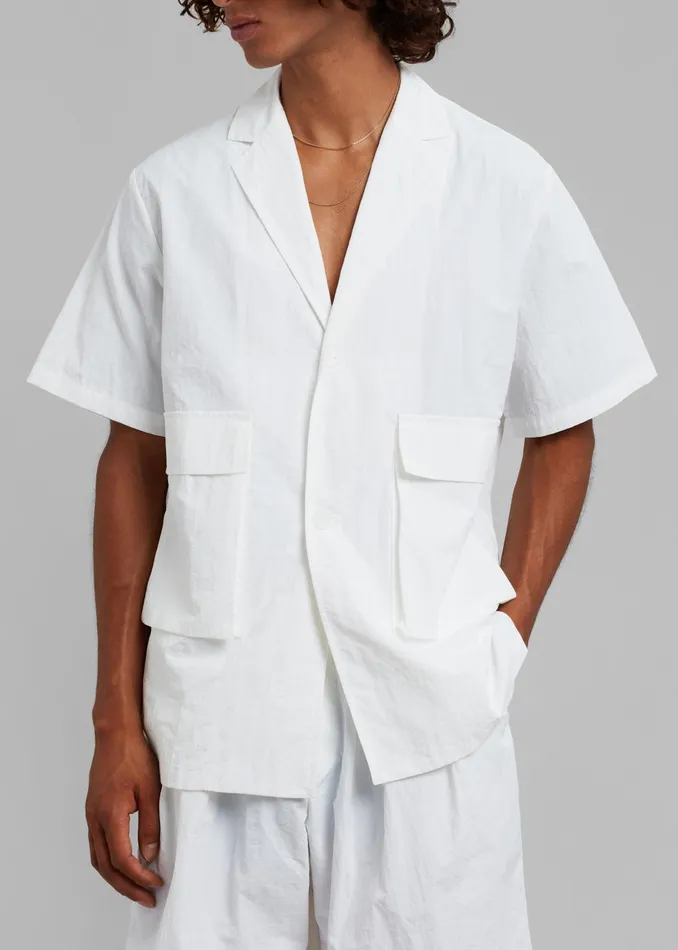 Men Axel Shirt 8211 White The Frankie Shop Tops