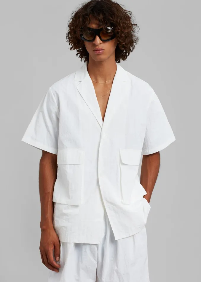 Men Axel Shirt 8211 White The Frankie Shop Tops
