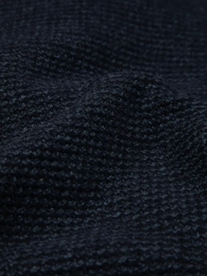 Men Barents Jumper Indigo Finisterre Knitwear