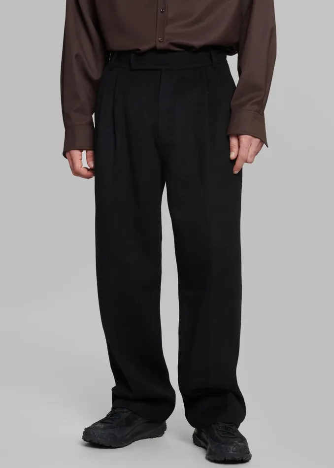Men Beo Wool Suit Pants 8211 Black The Frankie Shop Bottoms
