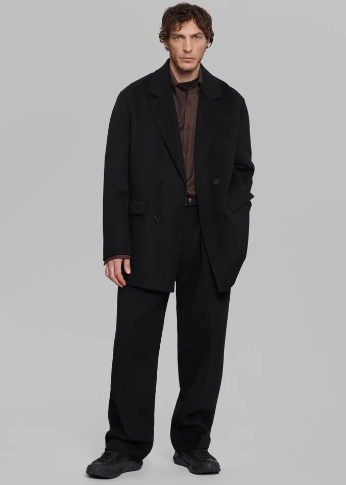 Men Beo Wool Suit Pants 8211 Black The Frankie Shop Bottoms