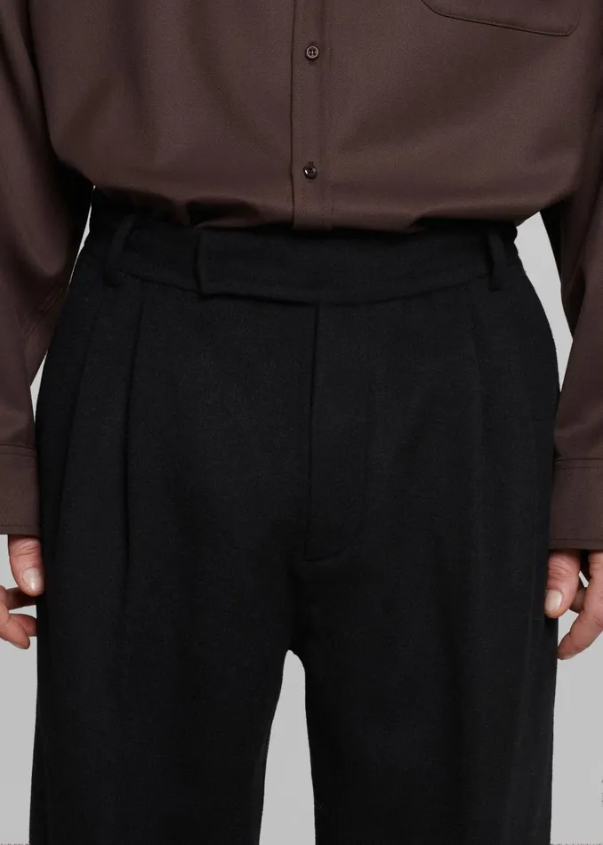Men Beo Wool Suit Pants 8211 Black The Frankie Shop Bottoms