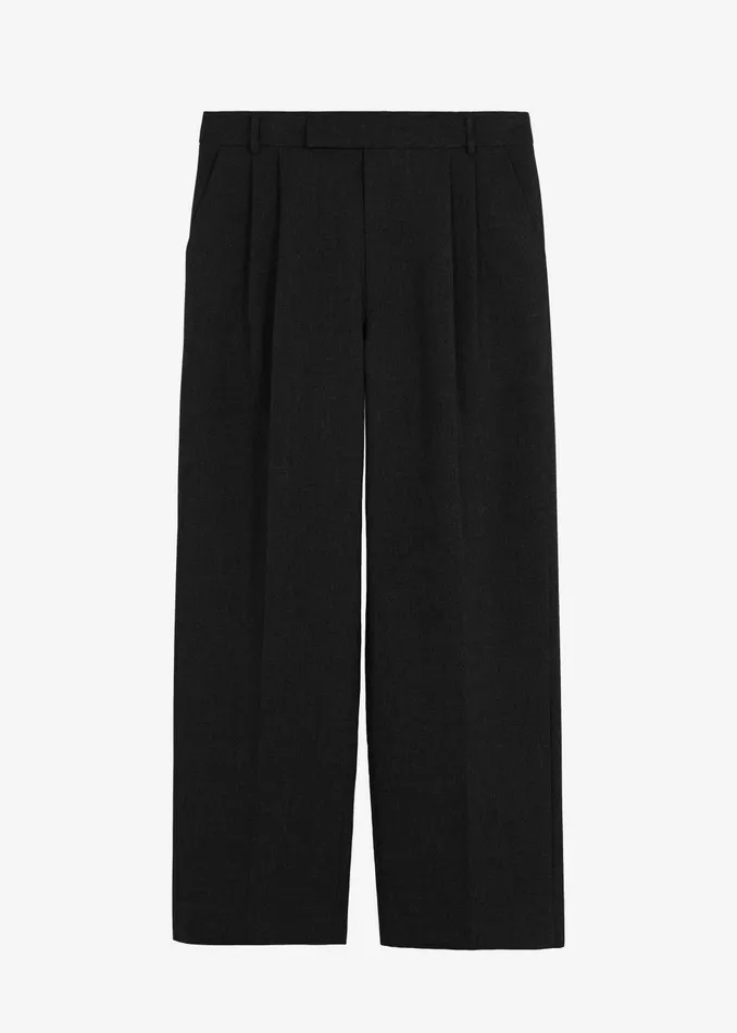 Men Beo Wool Suit Pants 8211 Black The Frankie Shop Bottoms