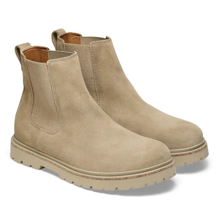 Men Birkenstock Boots Highwood Slip Taupe