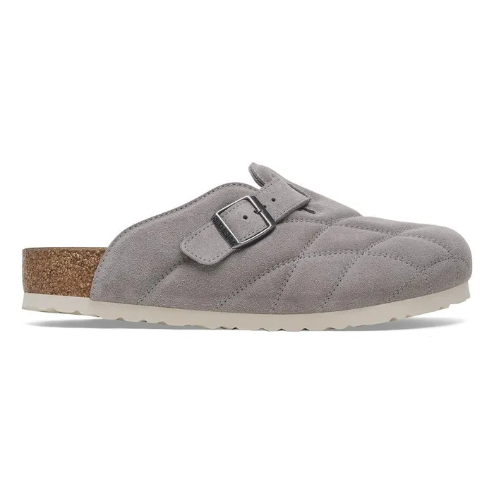 Men Birkenstock Clogs Boston Quilted Stone Coin