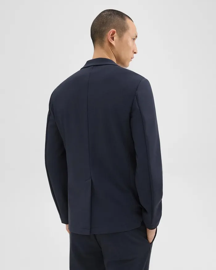 Men Blazers Jackets Theory Clinton Blazer In Precision Ponte Baltic