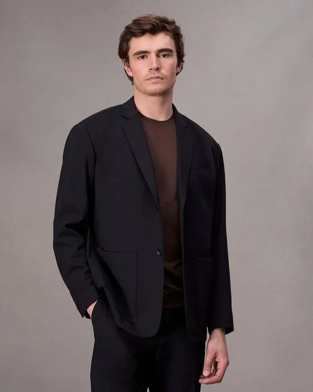 Men Blazers Rag and Bone Shift WoolBlend Blazer Black