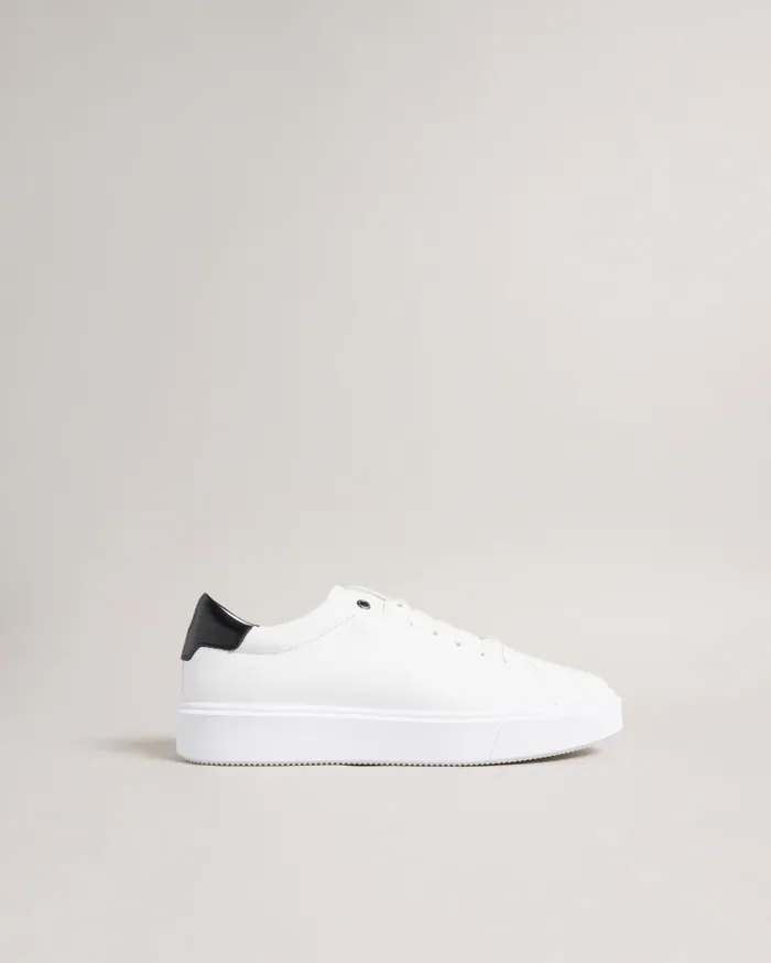 Men BREYON 8211 Inflated Sole Trainers White Ted Baker Trainers