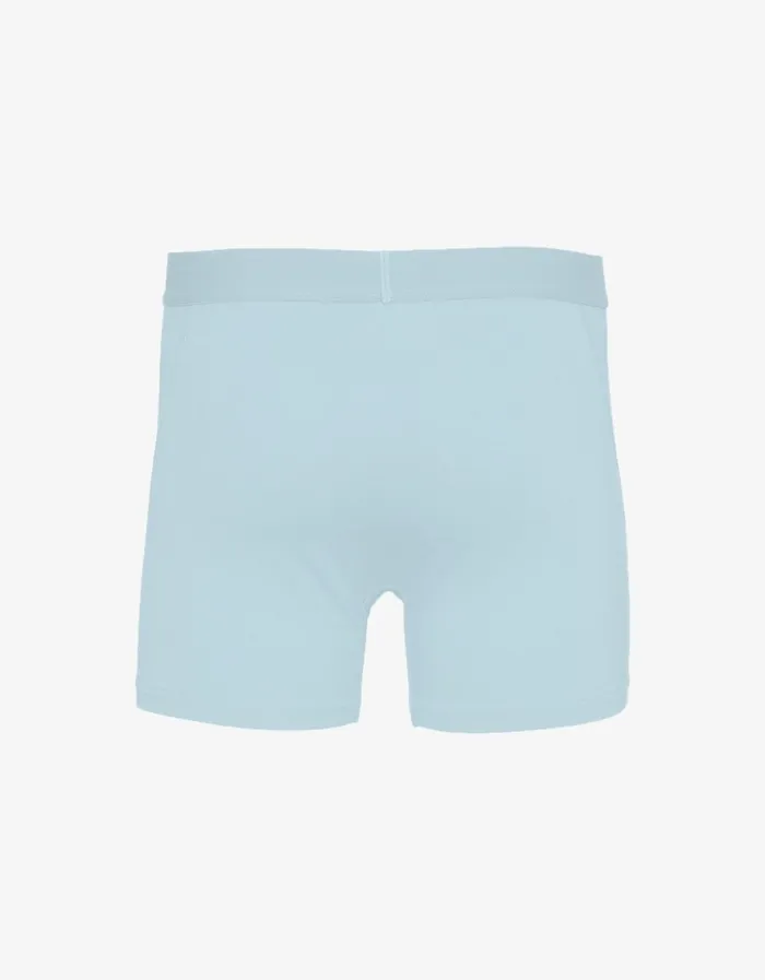 Men Classic Organic Boxer Briefs Polar Blue Colorful Standard Underwear
