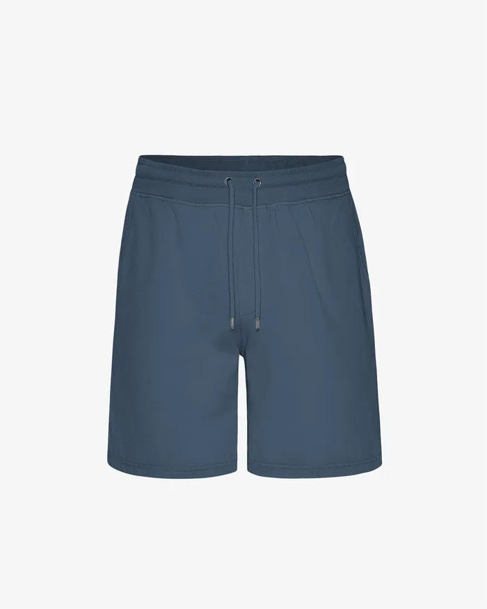 Men Classic Organic Sweatshorts 8211 Petrol Blue Shorts Colorfulstandard