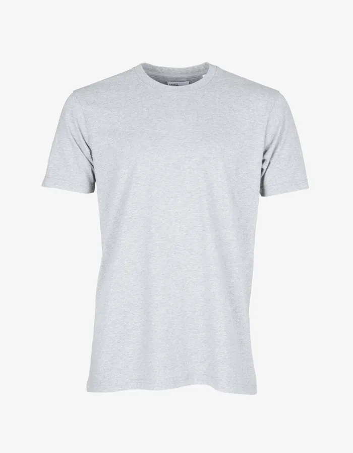 Men Classic Organic Tee Snow Melange Colorful Standard TShirts