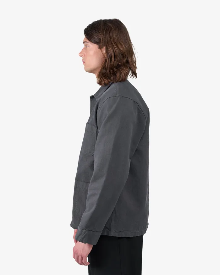 Men Colorfulstandard Organic Workwear Jacket 8211 Dusty Olive Workwear Jackets