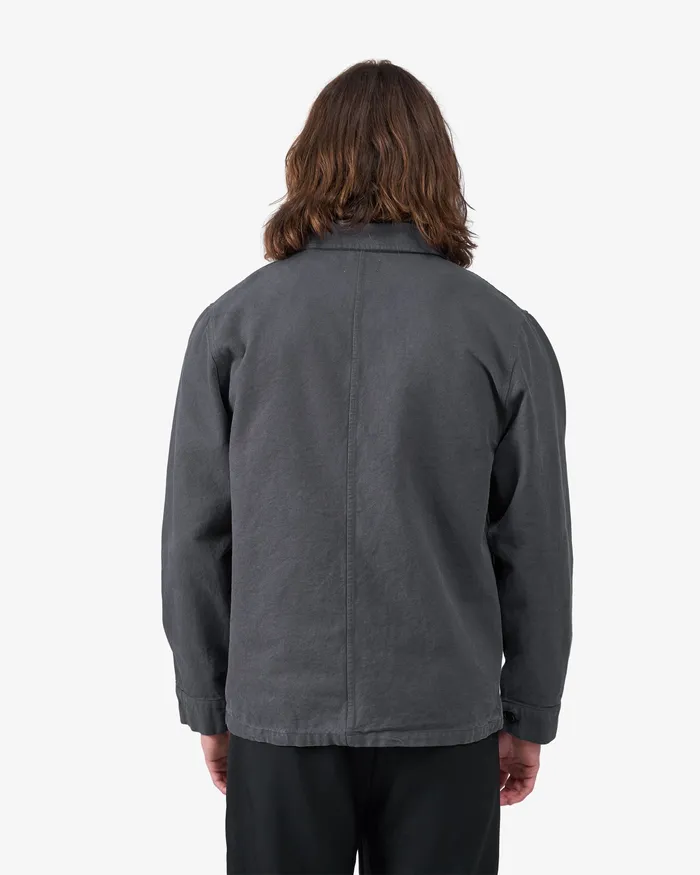 Men Colorfulstandard Organic Workwear Jacket 8211 Dusty Olive Workwear Jackets