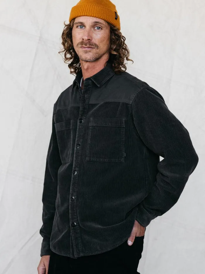 Men Cordium Shirt Raven Finisterre Shirts
