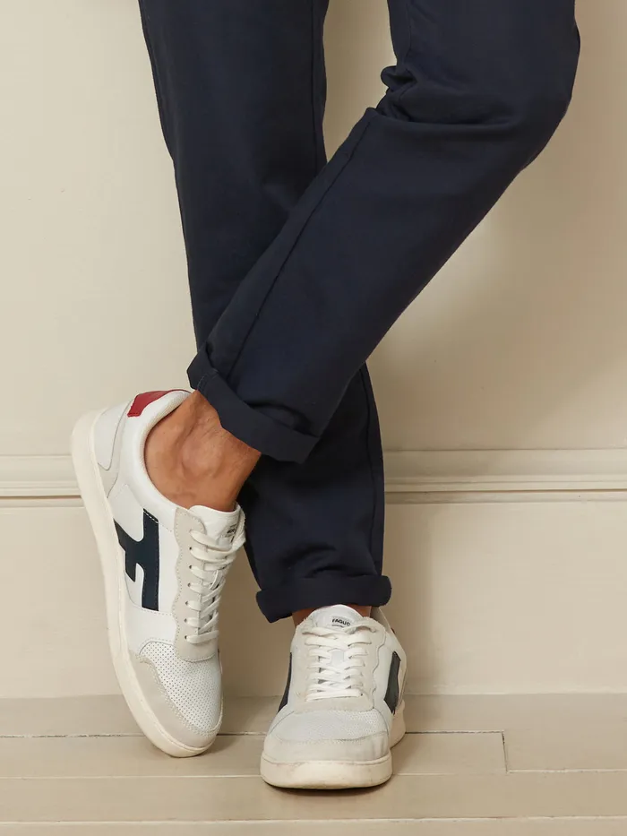 Men Cyrillus Shoes Hazel Trainers 8211 The Faguo Collection Blanc
