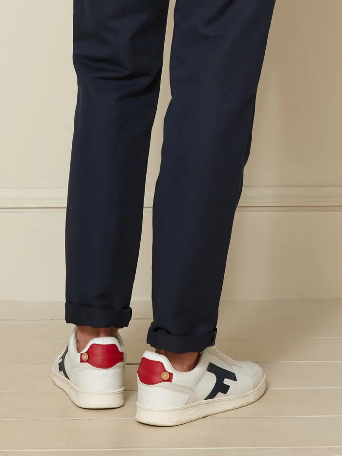 Men Cyrillus Shoes Hazel Trainers 8211 The Faguo Collection Blanc