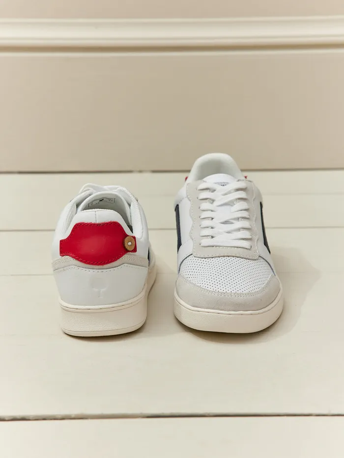 Men Cyrillus Shoes Hazel Trainers 8211 The Faguo Collection Blanc